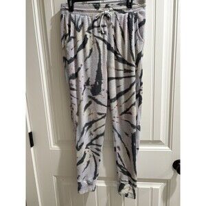 So Lounge Life Sweatpants Tie Dye Pockets Womens Sz Large